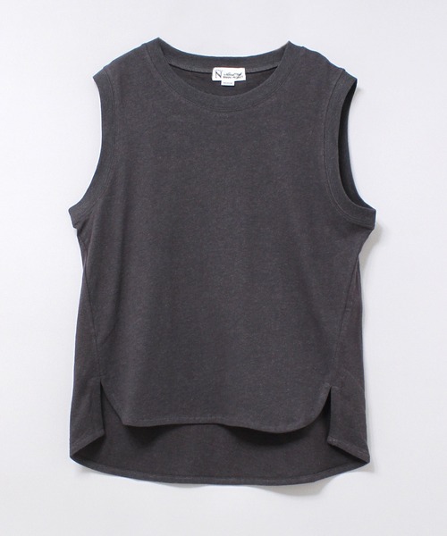 RNA-N（アールエヌエーエヌ）の「M2041 Ｃ／ＨＥＭＰタンク（タンクトップ・レディース・グレー/スミクロ/キナリ・MEDIUM）」の4枚目の写真