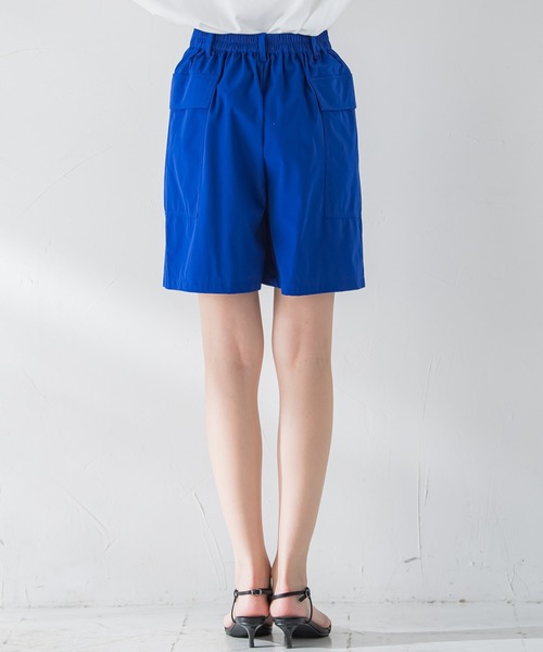 VICKY（ビッキー）の「【夏の水遊びに最適】ナイロンショートカーゴパンツ《手洗い可能》（カーゴパンツ・レディース・ブラック/ブルー/イエロー/カーキ・M）」の21枚目の写真