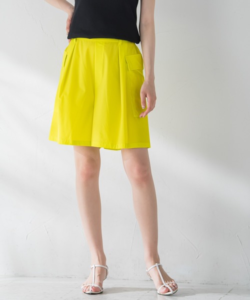 VICKY（ビッキー）の「【夏の水遊びに最適】ナイロンショートカーゴパンツ《手洗い可能》（カーゴパンツ・レディース・ブラック/ブルー/イエロー/カーキ・M）」の13枚目の写真