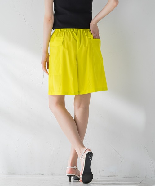 VICKY（ビッキー）の「【夏の水遊びに最適】ナイロンショートカーゴパンツ《手洗い可能》（カーゴパンツ・レディース・ブラック/ブルー/イエロー/カーキ・M）」の22枚目の写真