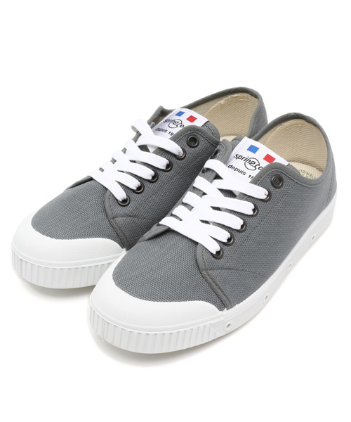 Spring Court（スプリングコート）の「SPRING COURT G2 CLASSIC W CANVAS スニーカー/705-SPR-G2 CLASSICS W（スニーカー・レディース・ブラック/グレー・37/36/38）」の2枚目の写真