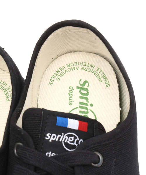 Spring Court（スプリングコート）の「SPRING COURT G2 CLASSIC W CANVAS スニーカー/705-SPR-G2 CLASSICS W（スニーカー・レディース・ブラック/グレー・37/36/38）」の8枚目の写真