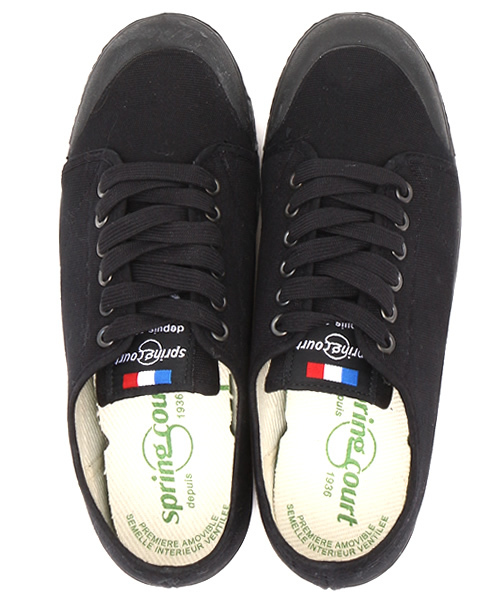 Spring Court（スプリングコート）の「SPRING COURT G2 CLASSIC W CANVAS スニーカー/705-SPR-G2 CLASSICS W（スニーカー・レディース・ブラック/グレー・37/36/38）」の10枚目の写真