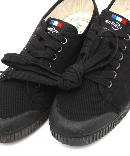 Spring Court（スプリングコート）の「SPRING COURT G2 CLASSIC W CANVAS スニーカー/705-SPR-G2 CLASSICS W（スニーカー・レディース・ブラック/グレー・37/36/38）」の12枚目の写真