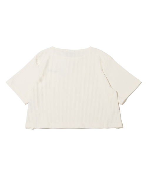 NIKE（ナイキ）の「NIKE AS W NSW RIB JRSY SS TOP / ナイキ ウィメンズ NSW リブ S/S ジャージ 【SP】（Tシャツ/カットソー・レディース・ホワイト/ブラック/グリーン・S/M/L）」の9枚目の写真