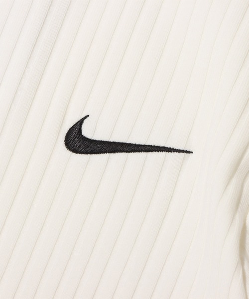 NIKE（ナイキ）の「NIKE AS W NSW RIB JRSY SS TOP / ナイキ ウィメンズ NSW リブ S/S ジャージ 【SP】（Tシャツ/カットソー・レディース・ホワイト/ブラック/グリーン・S/M/L）」の11枚目の写真