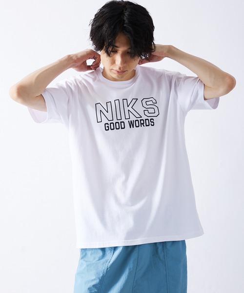 417 EDIFICE（フォーワンセブンエディフィス）の「【ZOZO限定】 NIKSプリントTEE　№1（Tシャツ/カットソー・メンズ・ブラック系その他/ホワイト系その他2/ブラック系その他3/ブラック系その他2/ホワイト系その他3/ホワイト系その他・S/M/L/XL）」の11枚目の写真