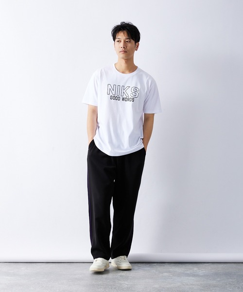 417 EDIFICE（フォーワンセブンエディフィス）の「【ZOZO限定】 NIKSプリントTEE　№1（Tシャツ/カットソー・メンズ・ブラック系その他/ホワイト系その他2/ブラック系その他3/ブラック系その他2/ホワイト系その他3/ホワイト系その他・S/M/L/XL）」の12枚目の写真