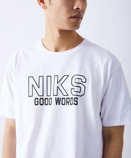 417 EDIFICE（フォーワンセブンエディフィス）の「【ZOZO限定】 NIKSプリントTEE　№1（Tシャツ/カットソー・メンズ・ブラック系その他/ホワイト系その他2/ブラック系その他3/ブラック系その他2/ホワイト系その他3/ホワイト系その他・S/M/L/XL）」の20枚目の写真