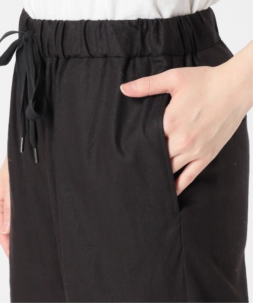 FRAMeWORK(フレームワーク)の「≪追加≫レーヨンリネンツイルドロストパンツ3(その他パンツ・レディース・ネイビー/ブラック/ベージュ/ブルー・40/36/38/34)」の8枚目の写真