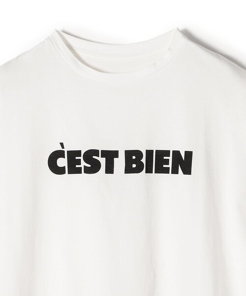 SHIPS（シップス）の「ローズ ぺトール ロゴ プリント TEE 2◆（Tシャツ/カットソー・レディース・オフホワイト/ホワイト/ベージュ/ダークグレー・ONE SIZE）」の6枚目の写真