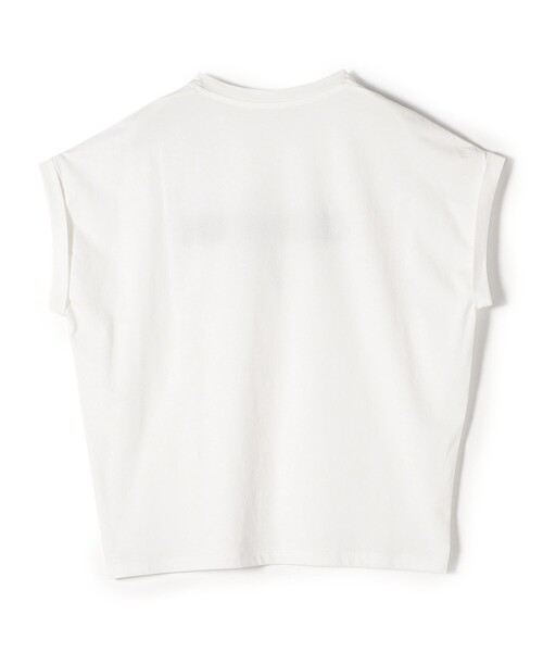 SHIPS（シップス）の「ローズ ぺトール ロゴ プリント TEE 2◆（Tシャツ/カットソー・レディース・オフホワイト/ホワイト/ベージュ/ダークグレー・ONE SIZE）」の10枚目の写真