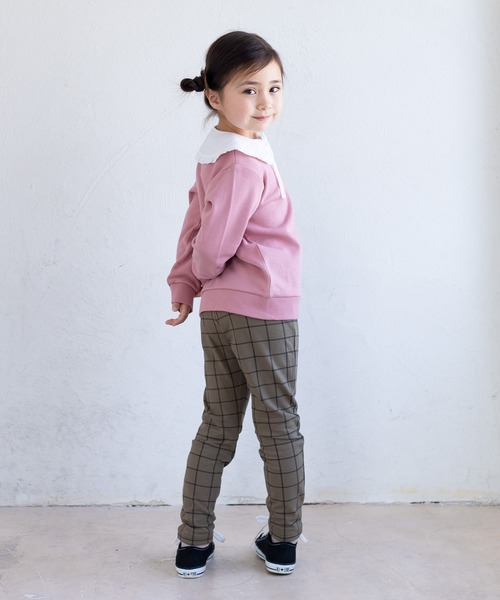 chil2（チルツー）の「全20色 コットン100％ 無地トレーナー（スウェット・キッズ・ラベンダー/ワインレッド/グリーン/スモークピンク/サックスブルー/オレンジ系その他/グレイッシュブルー/ミント/マスタード/オレンジ/グレー/ライトイエロー/クリーム/カーキ/レッド/ネイビー/ベージュ/チャコールグレー/ホワイト/ブラック・130cm/120cm/110cm/100cm/90cm/80ｃｍ/140cm/150cm）」の22枚目の写真