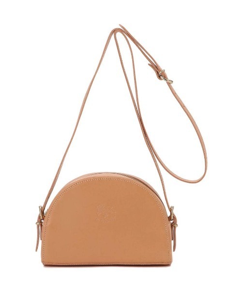 IL BISONTE(イルビゾンテ)の「IL BISONTE / VACHETTA SMOOTH LEATHER / クロスボディバッグ(ショルダーバッグ・レディース・ベージュ/ブラウン/ブラック/ダークブラウン/グレー・FREE)」の5枚目の写真
