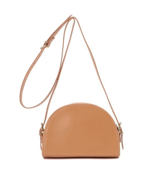 IL BISONTE(イルビゾンテ)の「IL BISONTE / VACHETTA SMOOTH LEATHER / クロスボディバッグ(ショルダーバッグ・レディース・ベージュ/ブラウン/ブラック/ダークブラウン/グレー・FREE)」の7枚目の写真