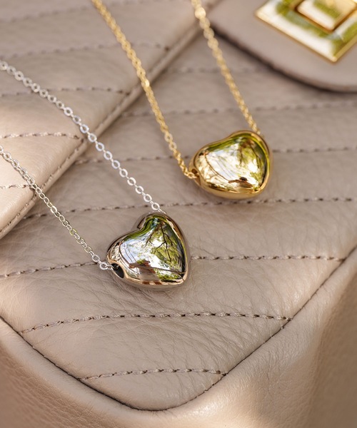 【本日22時迄の特別価格❗】4℃　ハートストーン付きドロップネックレス 楽天市場】4°c ハート ネックレスの通販