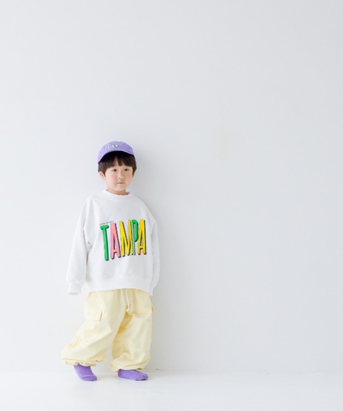 LOWRYS FARM（ローリーズファーム）の「パラシュートパンツ　977113（カーゴパンツ・キッズ・カーキ/ネイビー/イエロー・110cm/120cm/130cm/140cm/150cm）」の22枚目の写真