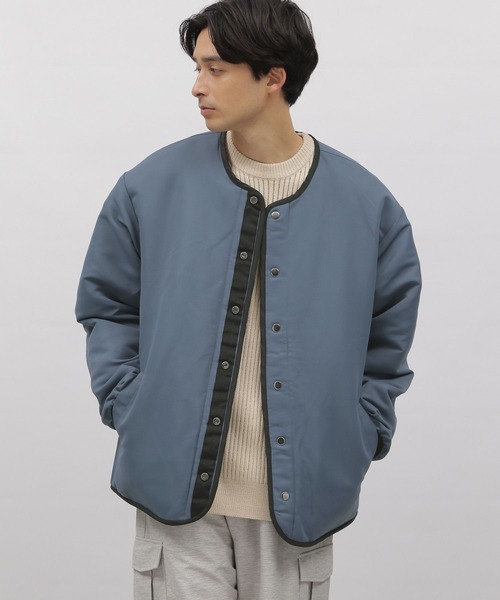 LAKOLE(ラコレ)の「リバーシブルキルトブルゾン / 965945(ブルゾン・メンズ・アイボリー/ブラック/オレンジ/カーキ・LARGE/MEDIUM/X-LARGE)」の11枚目の写真