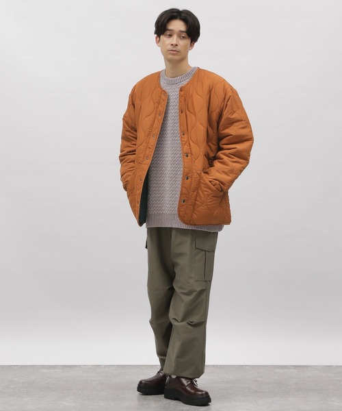 LAKOLE(ラコレ)の「リバーシブルキルトブルゾン / 965945(ブルゾン・メンズ・アイボリー/ブラック/オレンジ/カーキ・LARGE/MEDIUM/X-LARGE)」の15枚目の写真