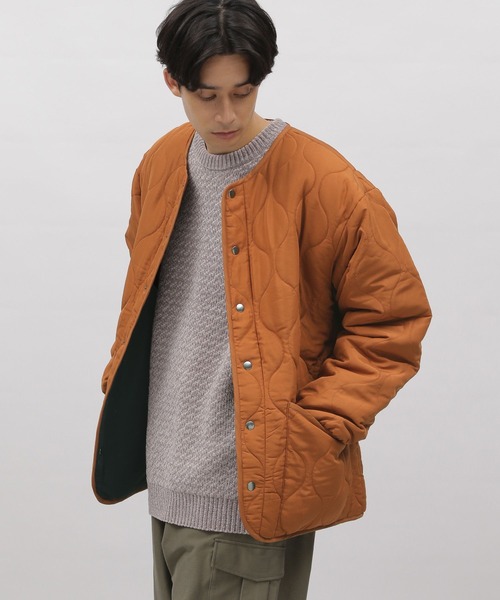 LAKOLE(ラコレ)の「リバーシブルキルトブルゾン / 965945(ブルゾン・メンズ・アイボリー/ブラック/オレンジ/カーキ・LARGE/MEDIUM/X-LARGE)」の16枚目の写真