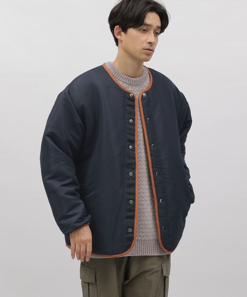 LAKOLE(ラコレ)の「リバーシブルキルトブルゾン / 965945(ブルゾン・メンズ・アイボリー/ブラック/オレンジ/カーキ・LARGE/MEDIUM/X-LARGE)」の17枚目の写真