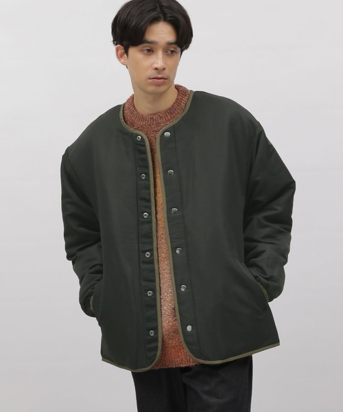 LAKOLE(ラコレ)の「リバーシブルキルトブルゾン / 965945(ブルゾン・メンズ・アイボリー/ブラック/オレンジ/カーキ・LARGE/MEDIUM/X-LARGE)」の14枚目の写真