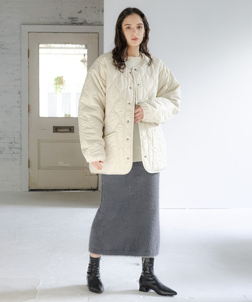 LAKOLE(ラコレ)の「リバーシブルキルトブルゾン / 965945(ブルゾン・メンズ・アイボリー/ブラック/オレンジ/カーキ・LARGE/MEDIUM/X-LARGE)」の5枚目の写真