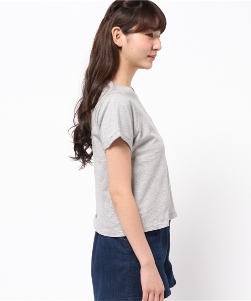 Chico（チコ）の「ポケットT（Tシャツ/カットソー・レディース・ホワイト/ネイビー/モスグリーン/グレー・FREE）」の6枚目の写真