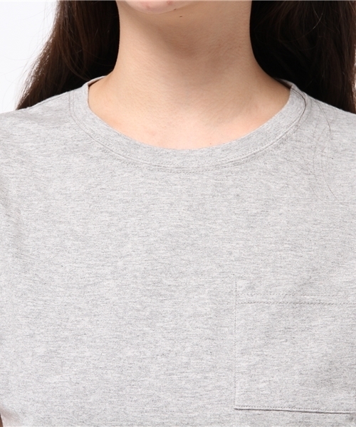 Chico（チコ）の「ポケットT（Tシャツ/カットソー・レディース・ホワイト/ネイビー/モスグリーン/グレー・FREE）」の8枚目の写真