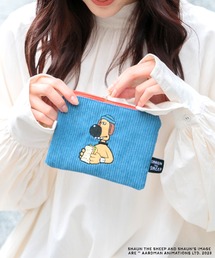 ひつじのショーン（ヒツジノショーン）の「【ひつじのショーン】コーデュロイポーチ（ポーチ・メンズ）」