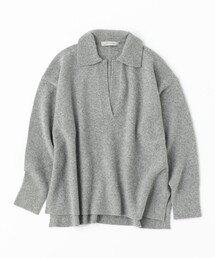 UNFILO（アンフィーロ）の「【新色追加/洗える】ふわふわ スキッパーニット（ニット/セーター）」