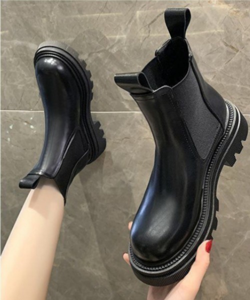 Ritzy(リッツィー)の「サイドゴア ショートブーツ(ブーツ・レディース・ブラウン/ブラック・23/23.5/25/24.5/24)」の8枚目の写真