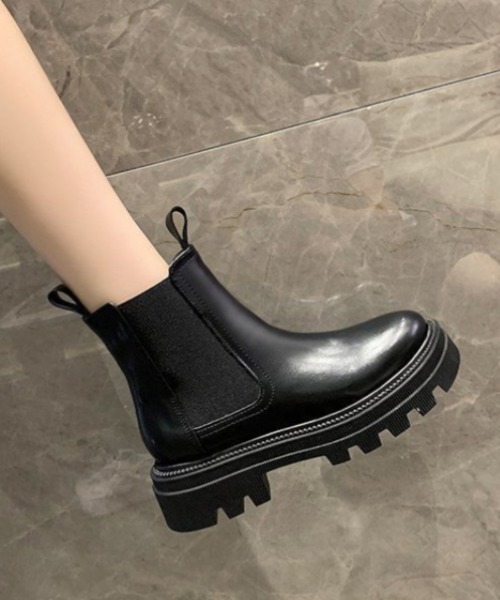 Ritzy(リッツィー)の「サイドゴア ショートブーツ(ブーツ・レディース・ブラウン/ブラック・23/23.5/25/24.5/24)」の9枚目の写真