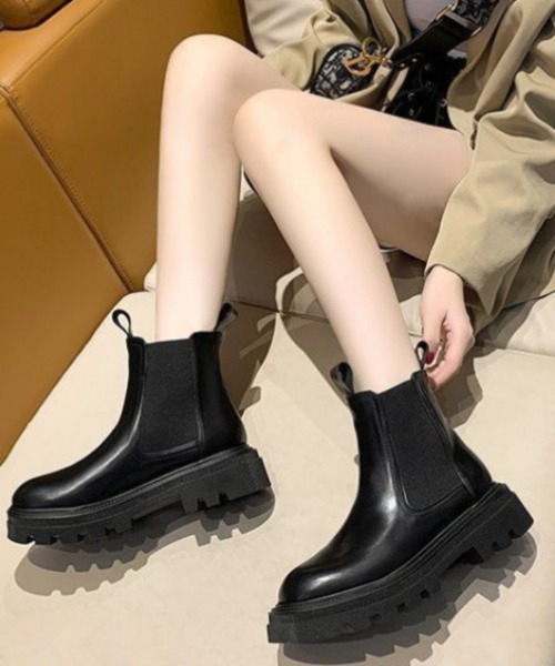 Ritzy(リッツィー)の「サイドゴア ショートブーツ(ブーツ・レディース・ブラウン/ブラック・23/23.5/25/24.5/24)」の10枚目の写真