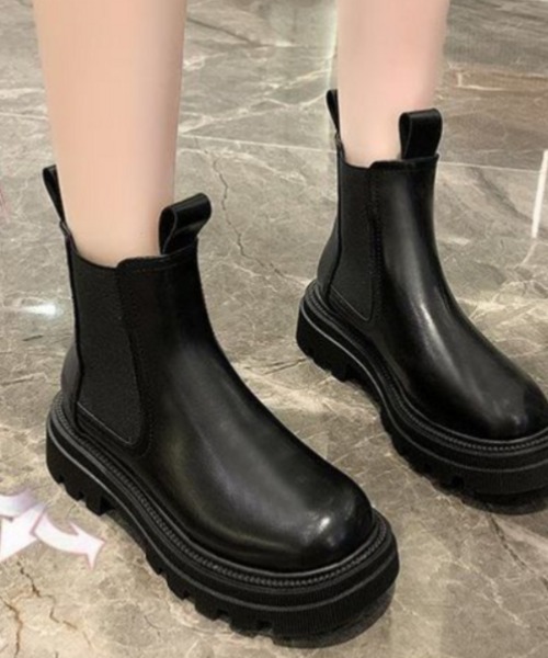 Ritzy(リッツィー)の「サイドゴア ショートブーツ(ブーツ・レディース・ブラウン/ブラック・23/23.5/25/24.5/24)」の12枚目の写真