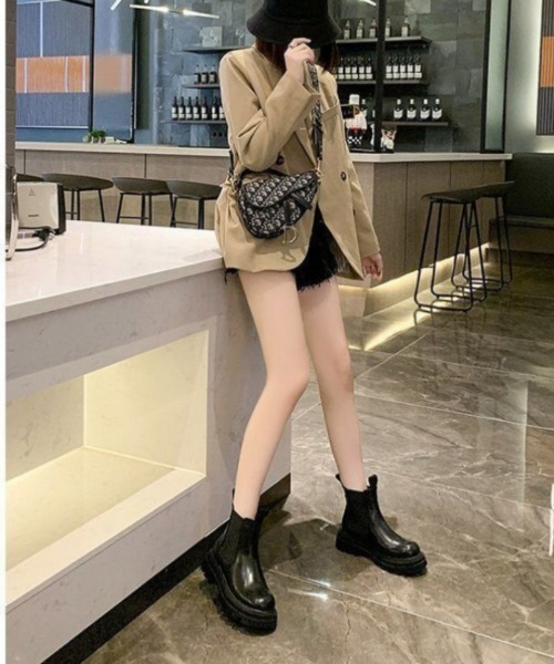 Ritzy(リッツィー)の「サイドゴア ショートブーツ(ブーツ・レディース・ブラウン/ブラック・23/23.5/25/24.5/24)」の13枚目の写真