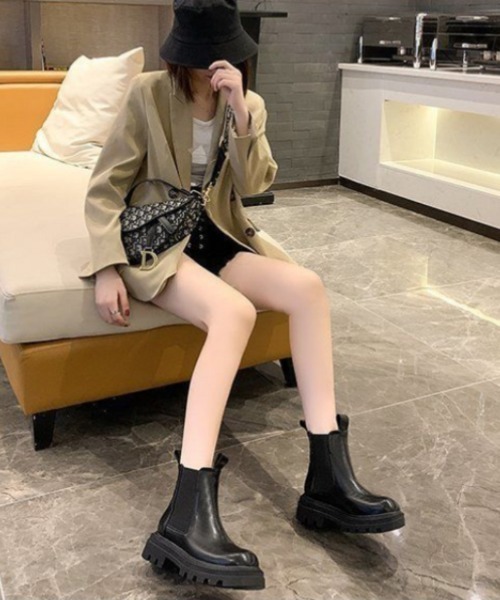 Ritzy(リッツィー)の「サイドゴア ショートブーツ(ブーツ・レディース・ブラウン/ブラック・23/23.5/25/24.5/24)」の14枚目の写真