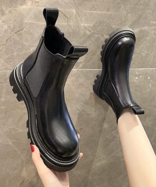 Ritzy(リッツィー)の「サイドゴア ショートブーツ(ブーツ・レディース・ブラウン/ブラック・23/23.5/25/24.5/24)」の16枚目の写真