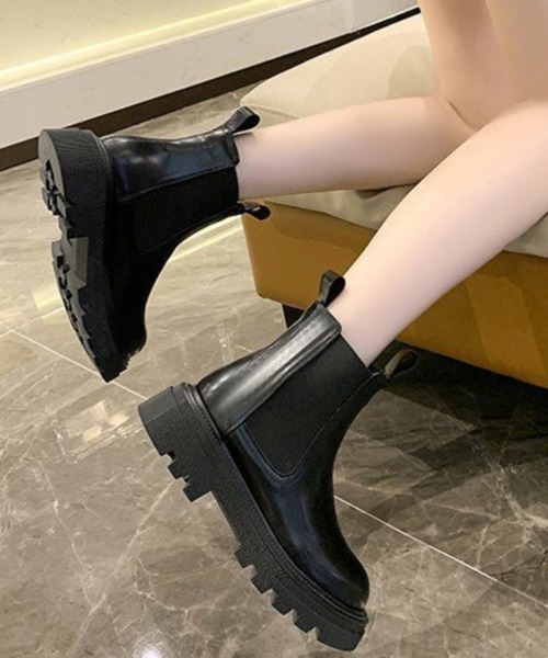 Ritzy(リッツィー)の「サイドゴア ショートブーツ(ブーツ・レディース・ブラウン/ブラック・23/23.5/25/24.5/24)」の17枚目の写真