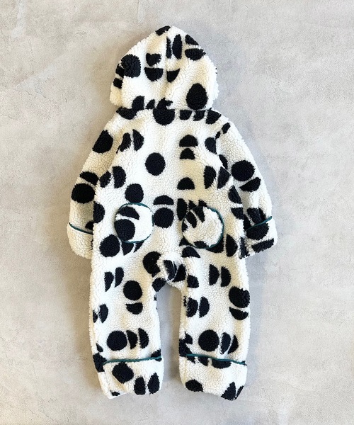 HOGAN RANCH WEAR（ホーガンランチウエア）の「ソウガラジャガードボアジャンプスーツ（baby/FREE）（その他アウター・キッズ・オフホワイト/アイボリー/エメラルド・FREE）」の6枚目の写真