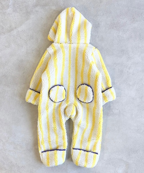 HOGAN RANCH WEAR（ホーガンランチウエア）の「ソウガラジャガードボアジャンプスーツ（baby/FREE）（その他アウター・キッズ・オフホワイト/アイボリー/エメラルド・FREE）」の5枚目の写真