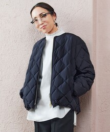 Unfilo アンフィーロAラインブルゾンジャケット新品同様ネイビー紺L UNFILO / アンフィーロ アウター（条件：新入荷）| ファッション