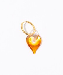 LEVENS（レヴェンス）の「LEVENS HEART OF GLASS HOOPS ピアス