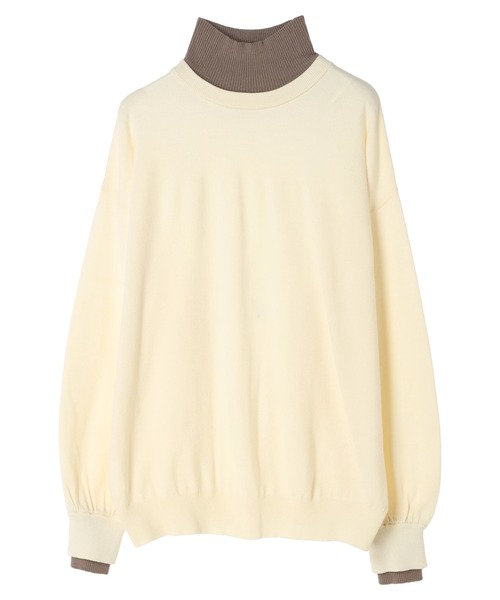 AJUGA.（アジュガ）の「■AJUGA.×GP レイヤードハイネックニット（ニット/セーター・レディース・グレー/ブラック/アイボリー・FREE）」の15枚目の写真