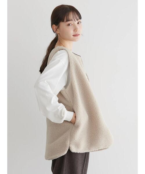 セール】ボアZIPベスト（ベスト）｜AMERICAN HOLIC（アメリカン