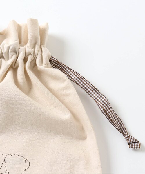 apres les cours（アプレレクール）の「tiny bear 窓付き巾着（ラッピングキット・キッズ・ベージュ・FREE）」の11枚目の写真