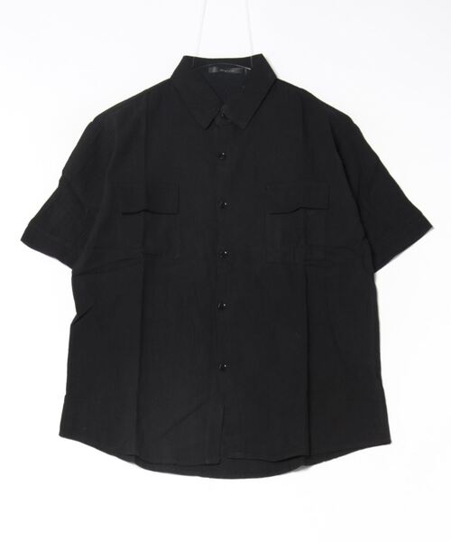 B.I.D.（ビーアイディー）の「【Bz】 [IZU] 半袖カジュアルシャツ（シャツ/ブラウス・レディース・ホワイト/ベージュ/ブラック/カーキ・MEDIUM）」の2枚目の写真