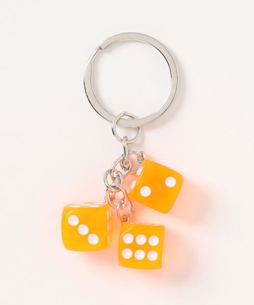 urge select】カラフル サイコロ キーホルダー/バッグチャーム
