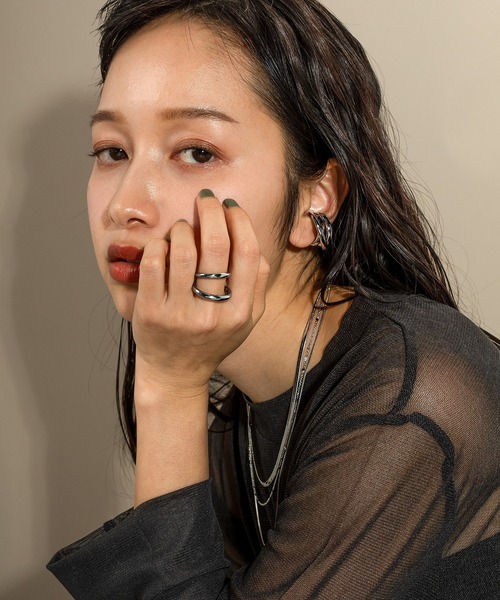 voov（ブーブ）の「3連 チェーン 平スネーク ネックレス（ネックレス・レディース・ゴールド/シルバー・フリー）」の20枚目の写真