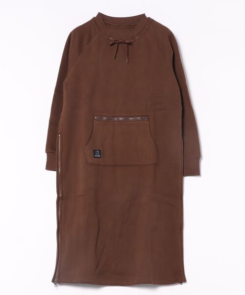 S'more(スモア)の「Double pocket sweatshirt dress (AW)(ワンピース・レディース・ホワイト/ブラウン・MEDIUM/LARGE/SMALL)」の5枚目の写真